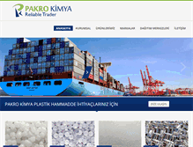 Tablet Screenshot of pakrokimya.com